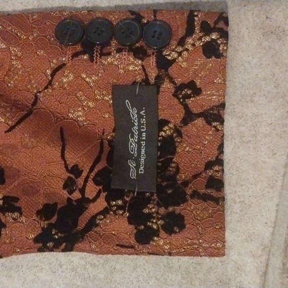 Men St Patrick Floral Embellished Evening Jacket Size S - Picture 3 of 8